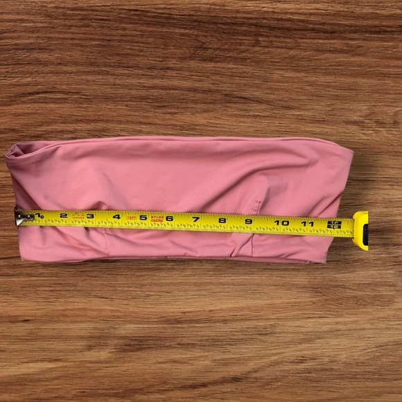 437 Four Three Seven Aubrey Bandeau Swim Top - Dusty Rose - Medium - Picture 4 of 5